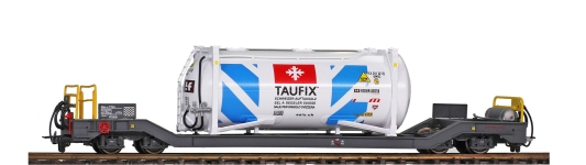 Bemo 2289141 - H0m - Streusalz-Containertragwagen Sb-v 7721 Taufix, RhB, Ep. VI